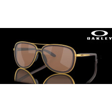 Oakley Split Time Prizm Tungsten Polarized Lenses Matte Rootbeer Frame Sunglasses