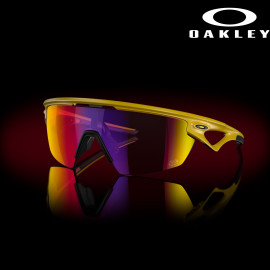 Oakley 2024 Tour De France Sphaerae Prizm Road Lenses Matte Yellow Frame Sunglasses